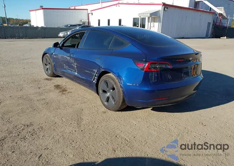 2022 Tesla Model 3 Rear-Wheel Drive из США, поврежденный, VIN 5YJ3E1EA8NF189351